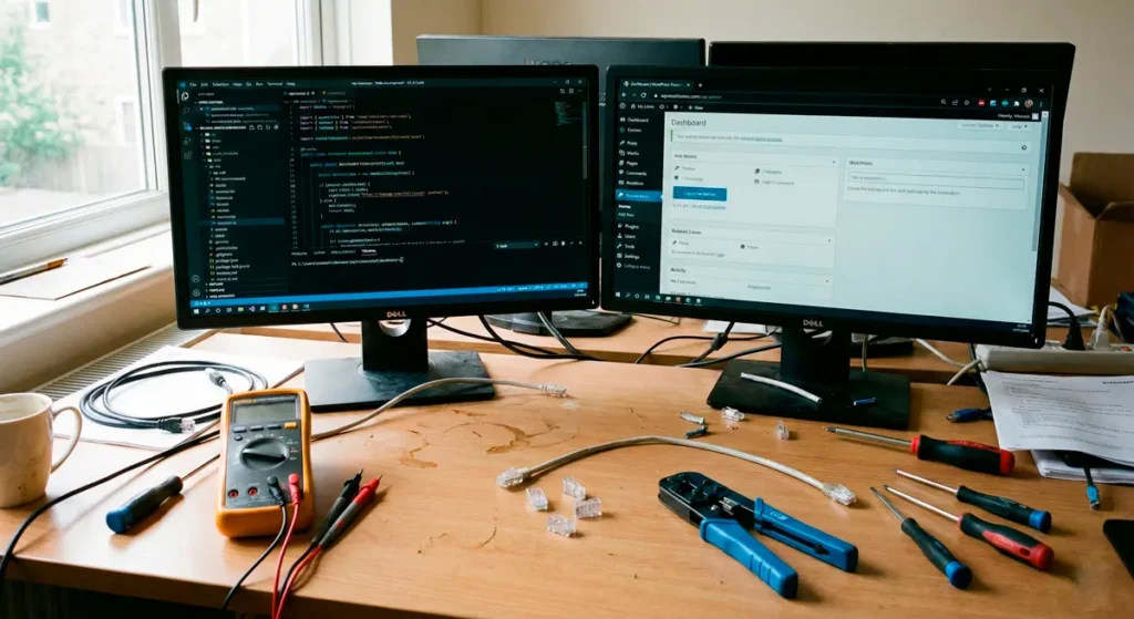 escritorio de personal de vicma trabajando